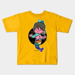 Rainbow merman Kids T-Shirt